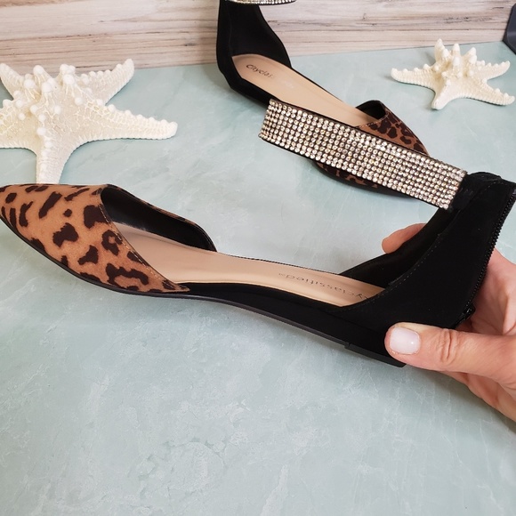 Cityclassified Shoes - NEW Cheetah Pointed Toe Flats